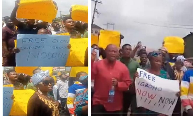 Protests In Ibadan, Demand The Immediate Release Of Sunday ...